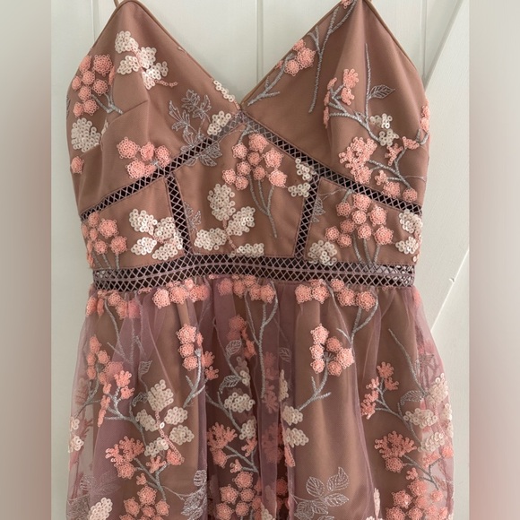 ๐HP๐ Self Portrait Floral Embellished Midi Dress - Picture 5 of 6